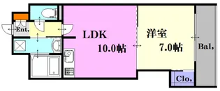 広島県広島市中区堺町1【マンション】の間取り