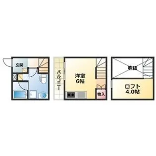 ウィングコート本城【1階】の間取り