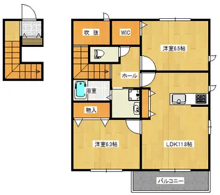 テラス将監【2階】の間取り