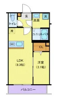 VOGUE【2階】の間取り