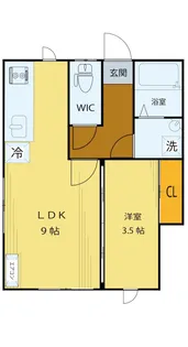 ヴェルジネ【1階】の間取り
