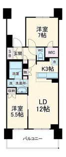 ザ・レジデンス津田沼奏の杜 センターレジデンス【9階】の間取り