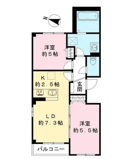 仮称エルキュ―ル東品川【4階】の間取り