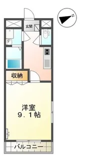 グリーンヒルズ・ユキ【2階】の間取り