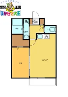 長崎県長崎市勝山町【マンション】の間取り