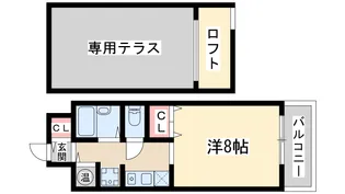 1Kの間取り画像