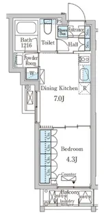 東京都豊島区南大塚1【マンション】の間取り