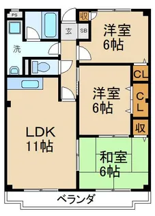 メモリーさくら【2階】の間取り