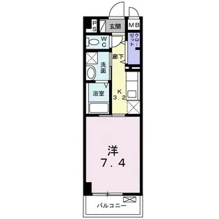 かりゆし ハーモニー【2階】の間取り