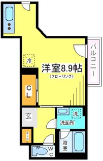東京都世田谷区粕谷4【アパート】の間取り