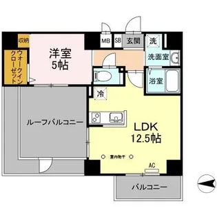 ラピス曳舟【4階】の間取り