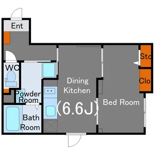 EXAM三軒茶屋IV【3階】の間取り