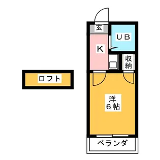 レオパレス打出第2【2階】の間取り
