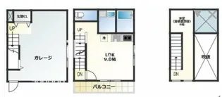 千葉県四街道市鹿渡【一戸建】の間取り