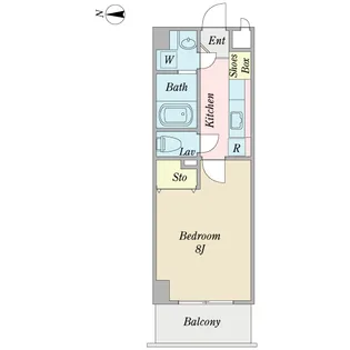 ファーストビュー【2階】の間取り