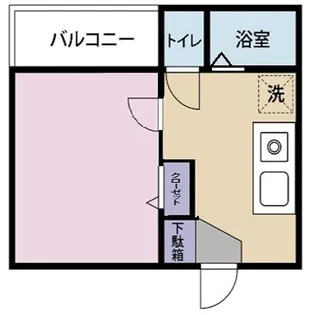 ウラノス竹の塚【3階】の間取り