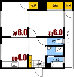 広島県安芸郡海田町畝2【マンション】の間取り