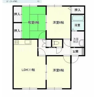 熊本県熊本市西区上代8【アパート】の間取り