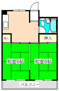 第一森ノ宮中央ハイツ【7階】の間取り