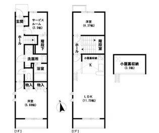 埼玉県さいたま市南区鹿手袋3【一戸建】の間取り