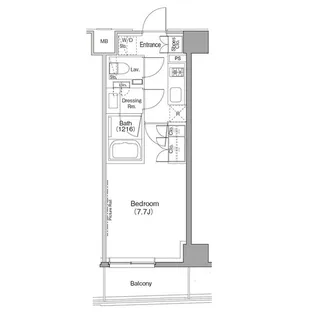 東京都台東区根岸3【マンション】の間取り