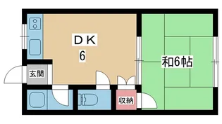 大阪府豊中市利倉東2【アパート】の間取り
