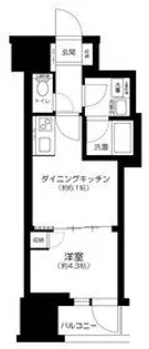 東京都台東区駒形1【マンション】の間取り
