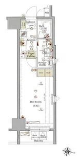 ヴォーガコルテ板橋本町アジールコート【11階】の間取り