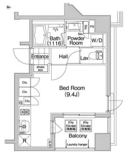 コンフォリア笹塚【6階】の間取り