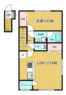 START B【2階】の間取り