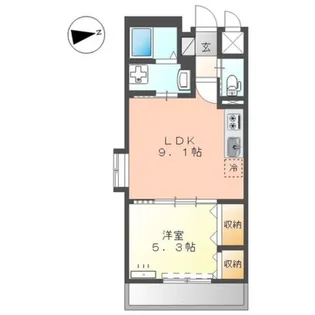神奈川県相模原市緑区橋本6【マンション】の間取り