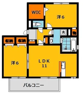 プレアデスコート C【1階】の間取り