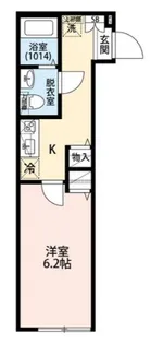 エクセラン竹ノ塚【1階】の間取り