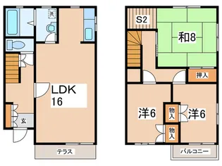 東京都町田市高ヶ坂4【一戸建】の間取り