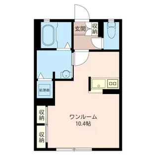 クレールアカラ【1階】の間取り