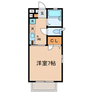 東京都品川区旗の台6【アパート】の間取り