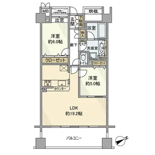 ベイサイドステージ東京【3階】の間取り