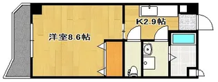 ティアラ西伊場【3階】の間取り