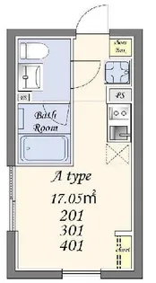 東京都練馬区桜台4【マンション】の間取り
