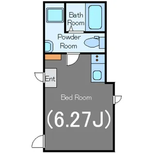 GR三軒茶屋【4階】の間取り