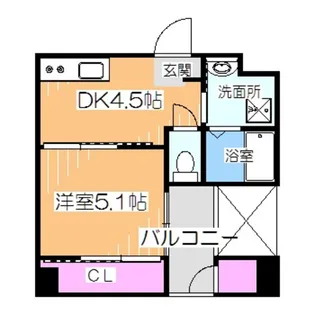 ロイヤルガーデン堺【6階】の間取り