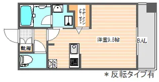 エンクレスト博多EAST PARK【9階】の間取り