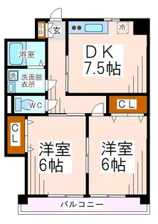 メイプルハウス【1階】の間取り