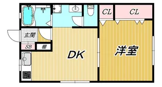 リノスタイル塚口【1階】の間取り