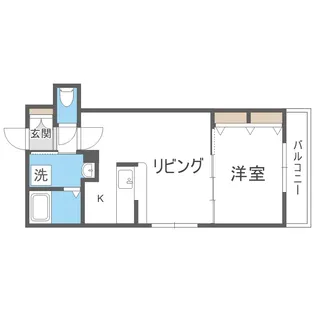 グランドウエスト円山参番館【3階】の間取り