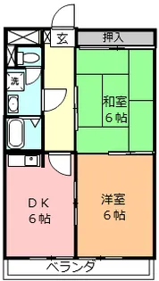 グリーンハイム【2階】の間取り