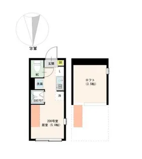ハーモニーテラス東大泉III【2階】の間取り