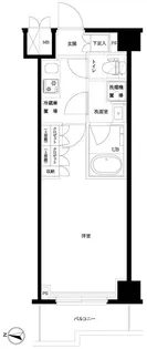 ルーブル武蔵小杉六番館【6階】の間取り