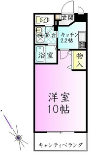 セレスティア江ノ島【3階】の間取り