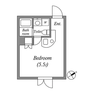 ルネサンスコート千駄ヶ谷North【2階】の間取り